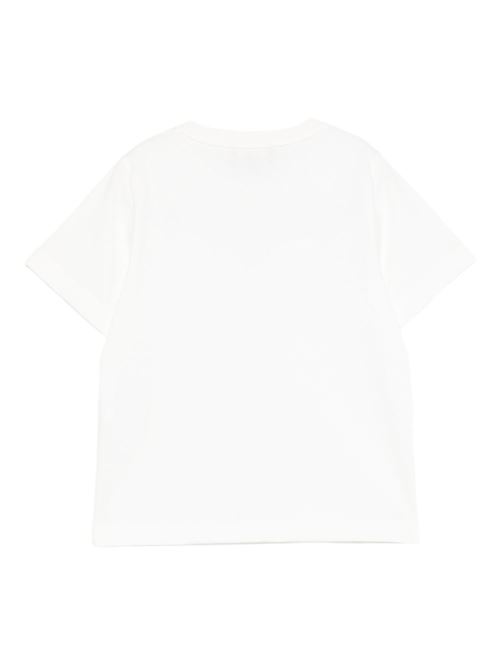 T-shirt bambino Emporio Armani bianca con logo EMPORIO ARMANI KIDS | EB000943AF13715U0003
